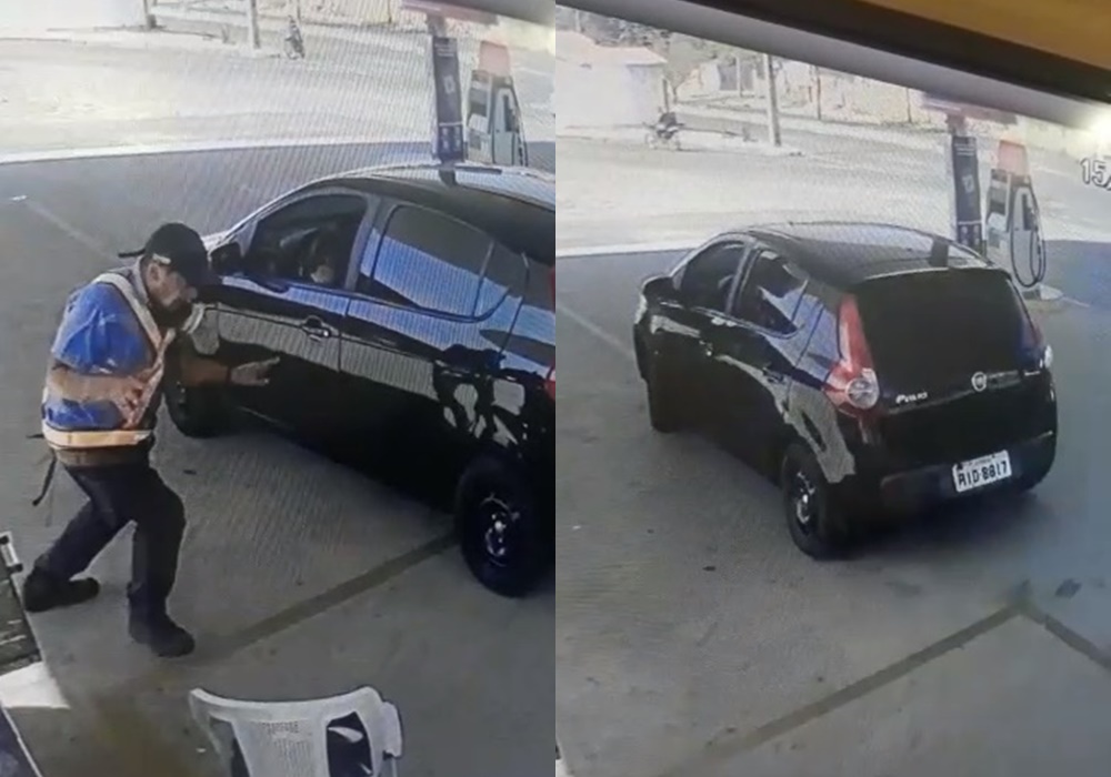 Tentativa de assalto em posto de gasolina em Teresina