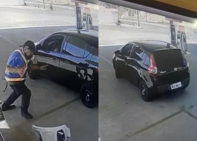 Tentativa de assalto em posto de gasolina em Teresina