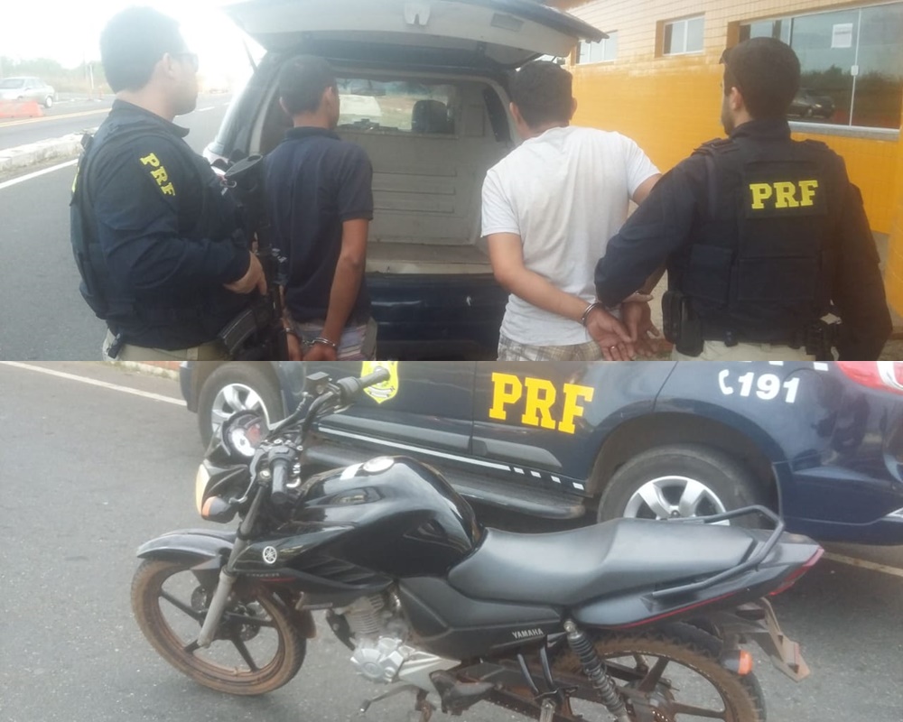 Dois homens são presos em Piripiri por receptação de moto roubada