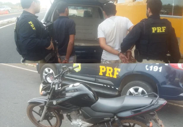 Dois homens são presos em Piripiri por receptação de moto roubada