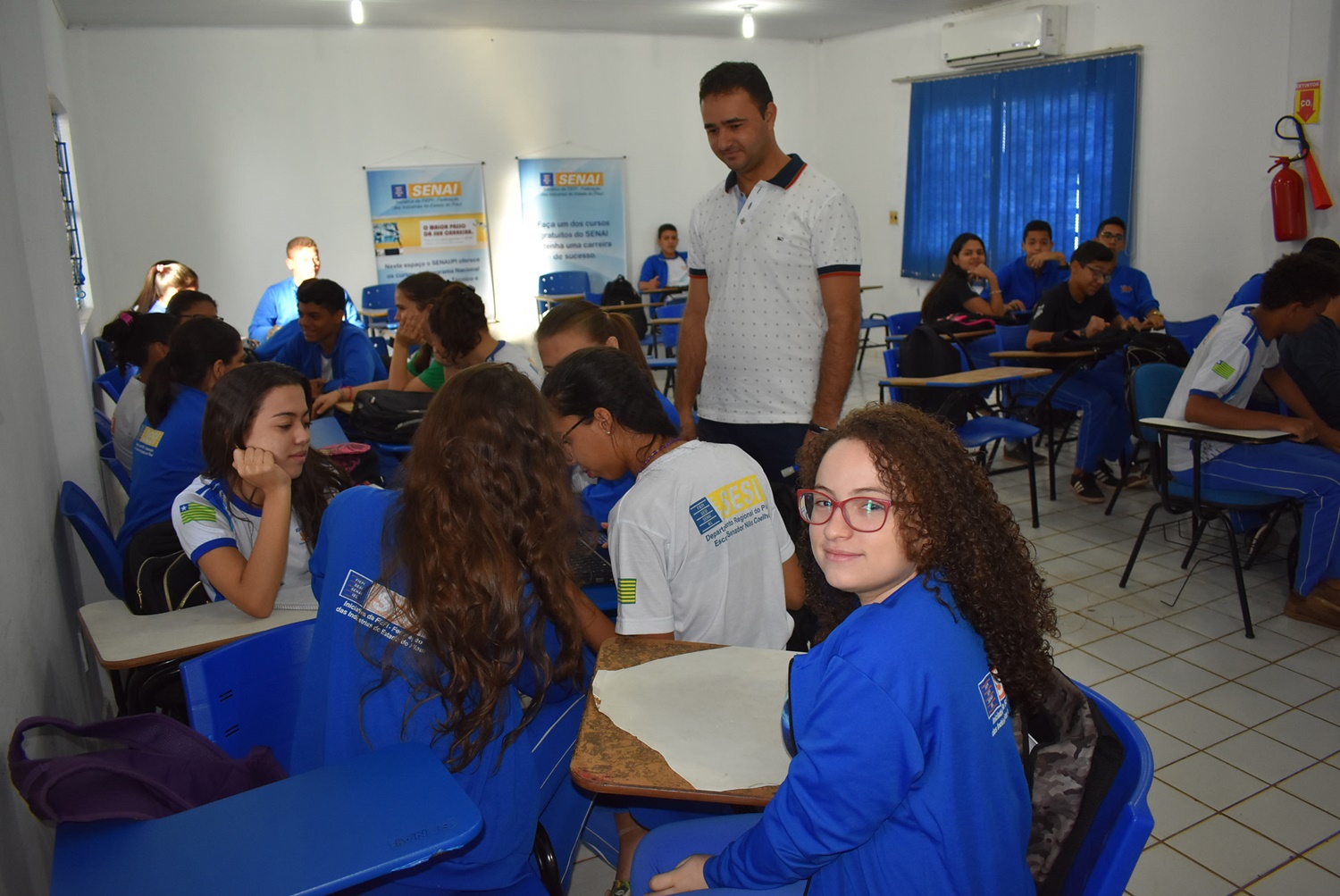 Capacitação de jovens pelo SESI e SENAI em Picos