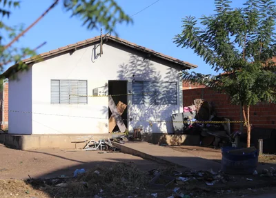Casa onde a família morava