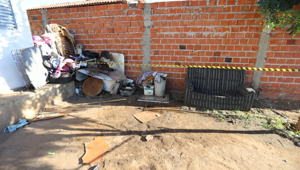 Polícia esteve no local