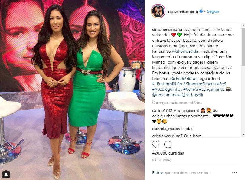 Simaria anuncia retorno aos palcos