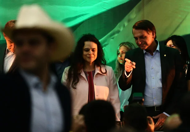 Bolsonaro e Janaína Paschoal