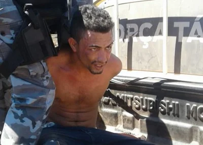 Lucas Maciel, preso após assalto em José de Freitas