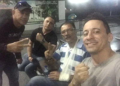 Membros da Agepen após acidente na Paraíba 