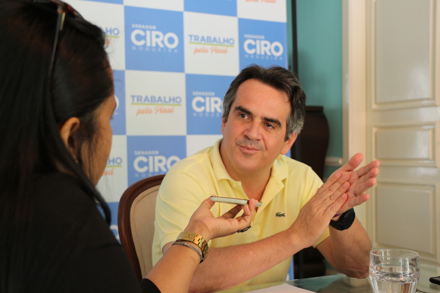 Ciro Nogueira recebeu o GP1 para entrevista em sua residência