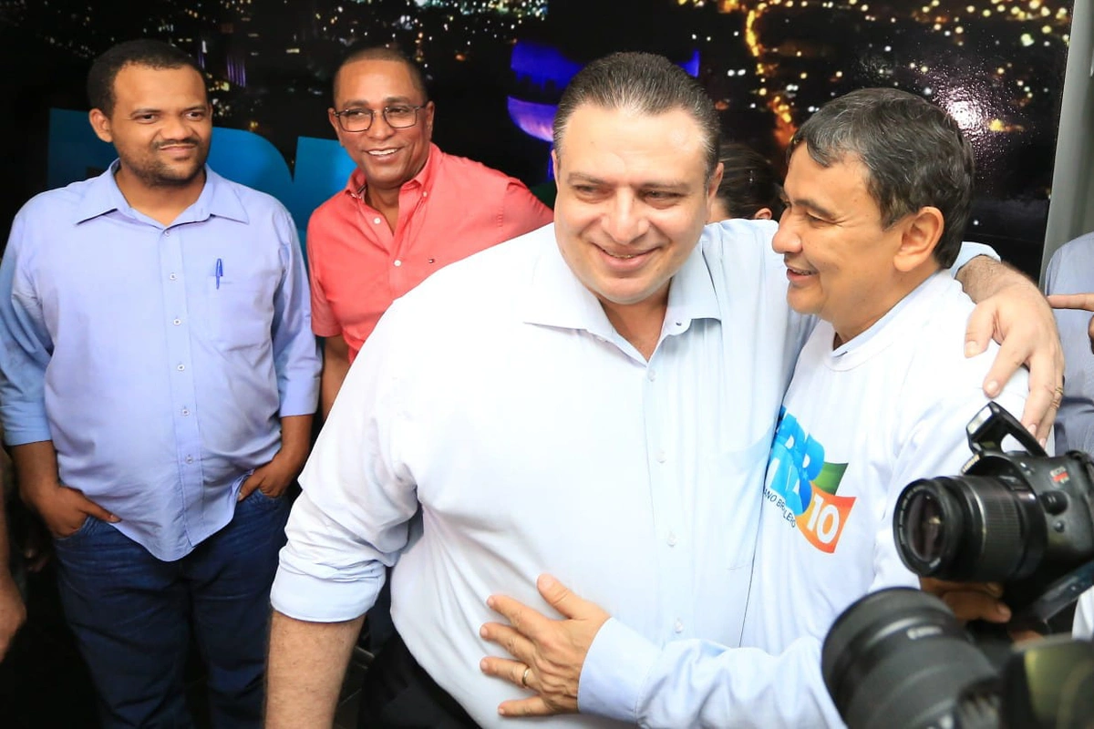 Deputado estadual Gessivaldo Isaías e Governador Wellington Dias