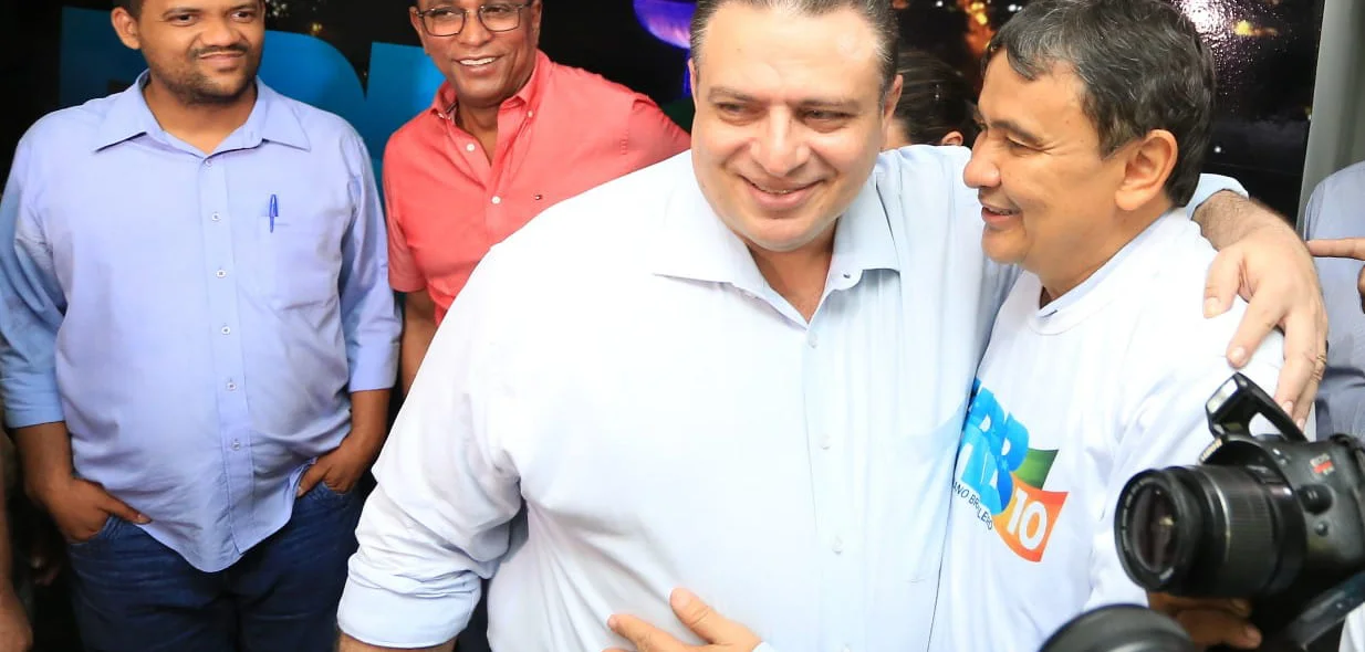 Deputado estadual Gessivaldo Isaías e Governador Wellington Dias