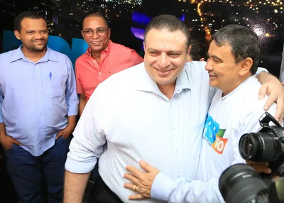 Deputado estadual Gessivaldo Isaías e Governador Wellington Dias