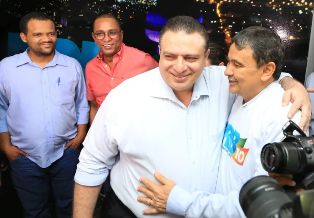 Deputado estadual Gessivaldo Isaías e Governador Wellington Dias