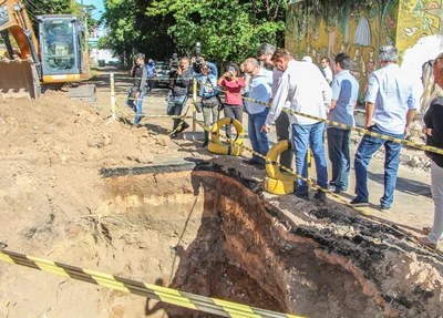 Firmino Filho e Luciano Nunes visitam Galeria na zona leste