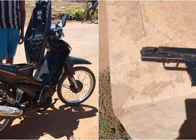 Moto recuperada em Timon após roubo com arma caseira