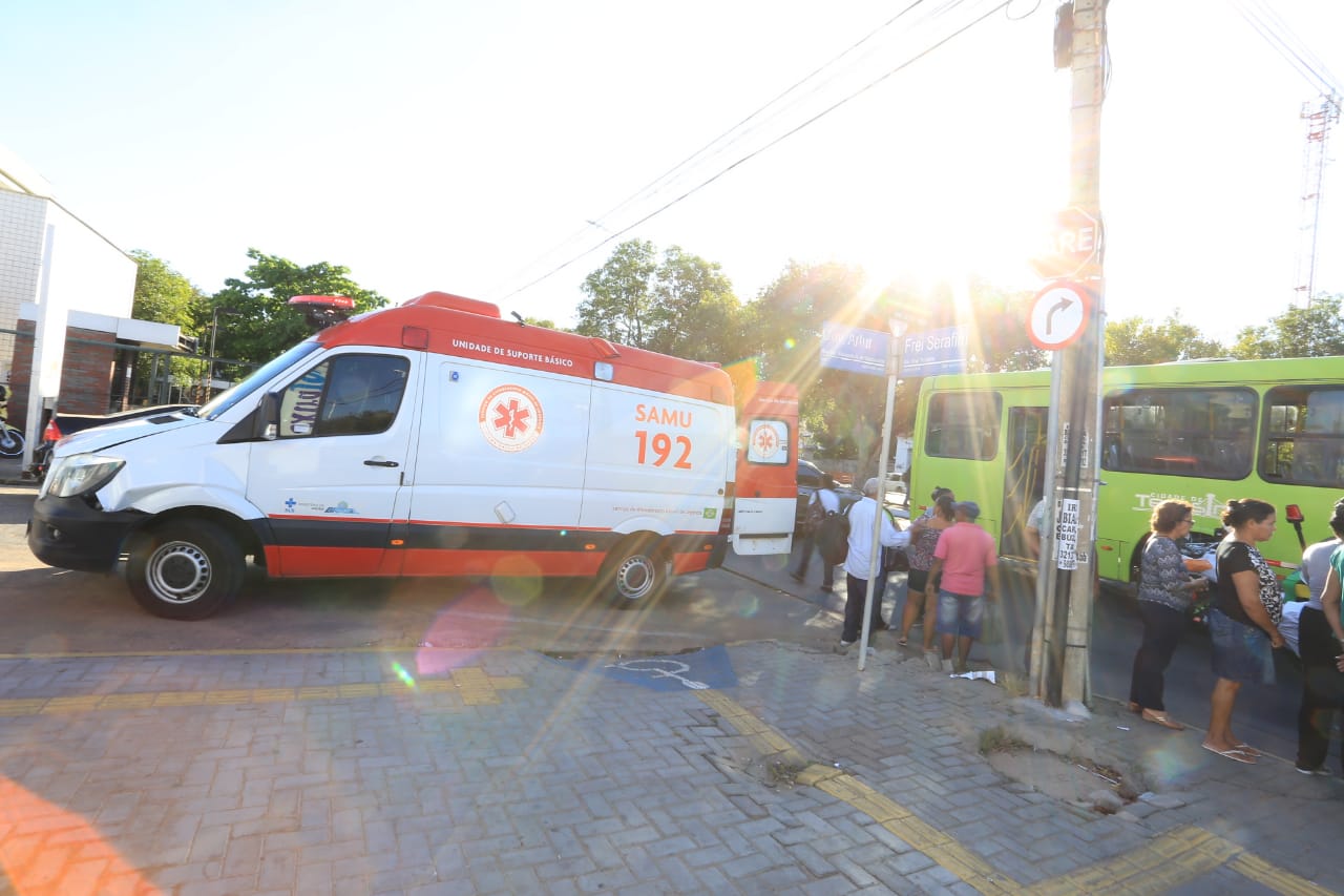 Samu fez o atendimento à vítima
