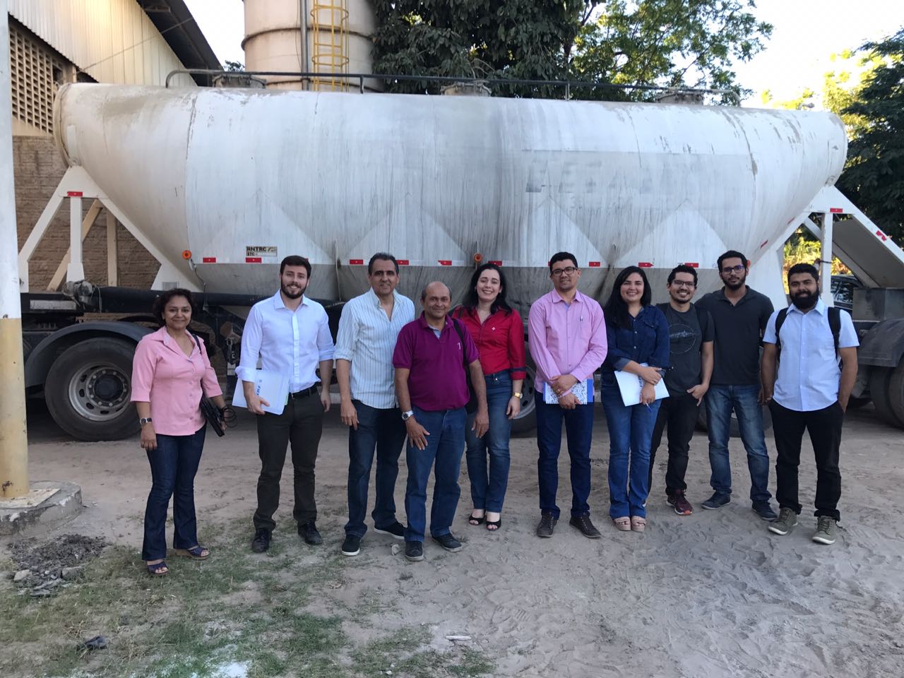 Visita de técnicos do SENAI-PI ao Grupo Kalfix