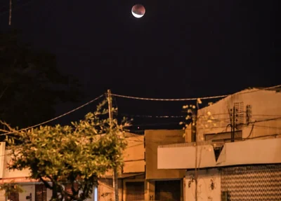 Eclipse lunar em Teresina