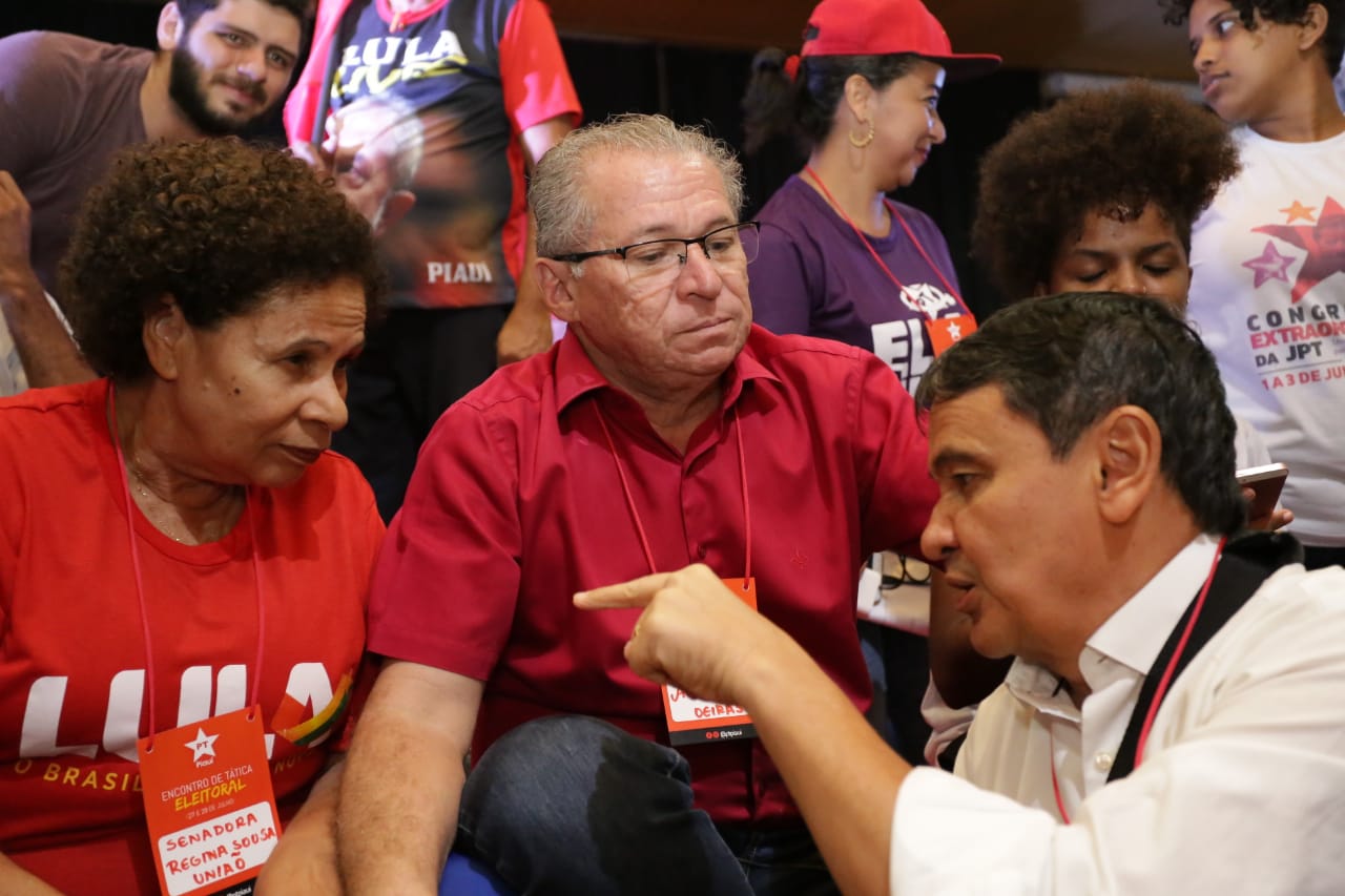 Wellington Dias, Regina Sousa e Assis Carvalho