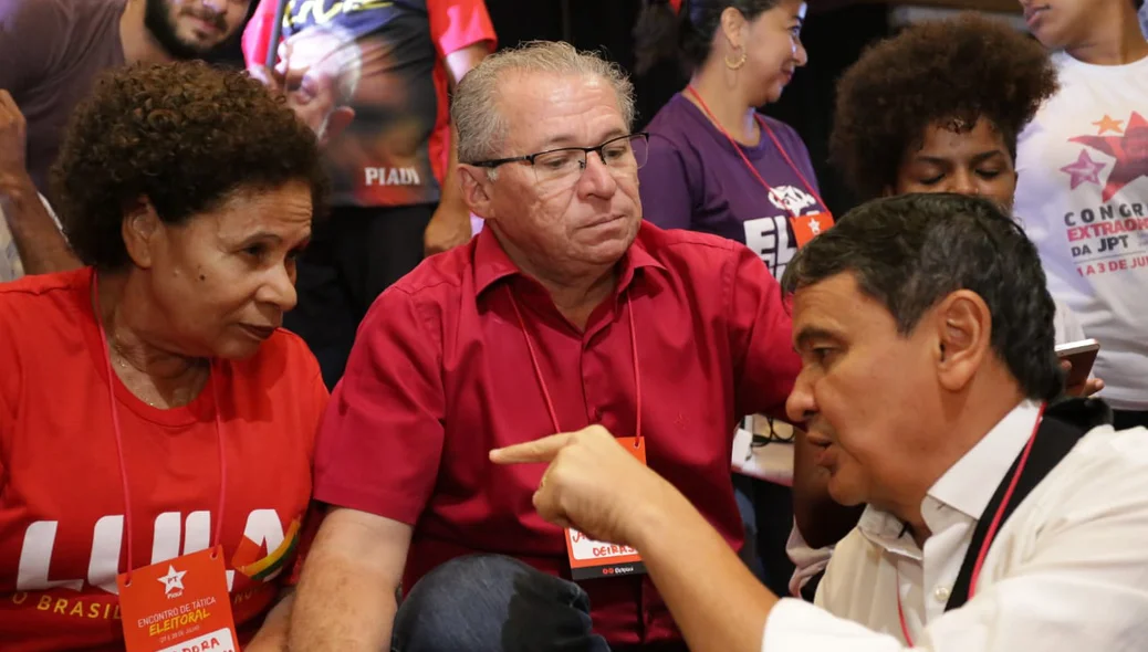 Wellington Dias, Regina Sousa e Assis Carvalho