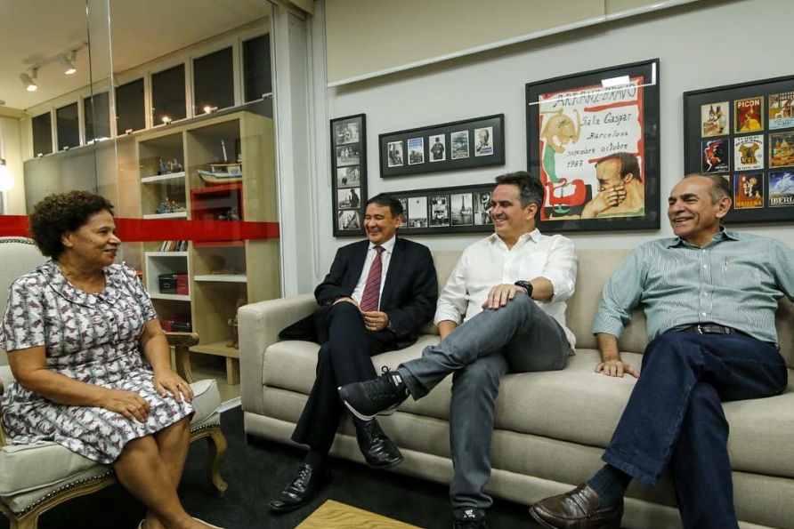 Wellington Dias se reúne com Regina Sousa, Marcelo Castro e Ciro Nogueira