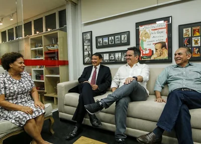 Wellington Dias se reúne com Regina Sousa, Marcelo Castro e Ciro Nogueira