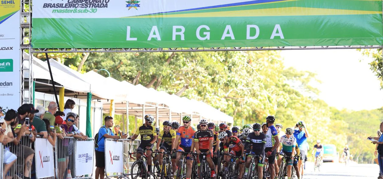 Largada do Campeonato Brasileiro de Ciclismo 