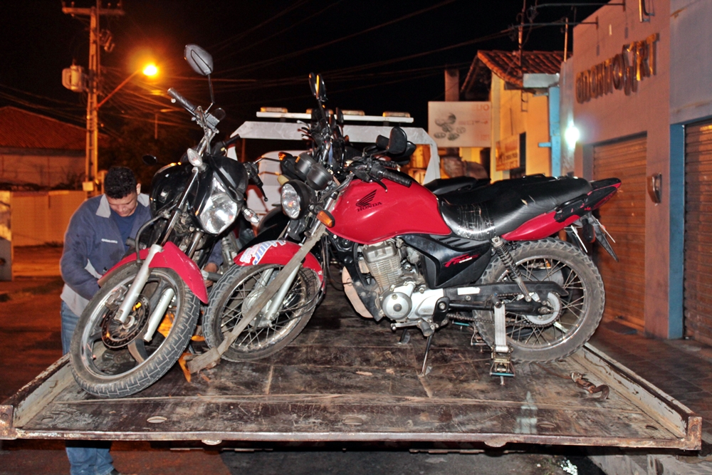 Motos apreendidas 