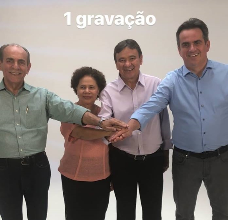 Marcelo Castro, Regina Sousa, Wellington Dias e Ciro Nogueira 