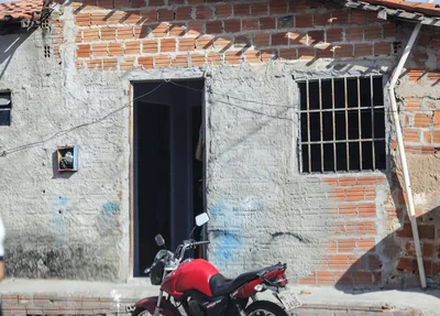 Casa onde as vítimas estavam quando foram baleadas 