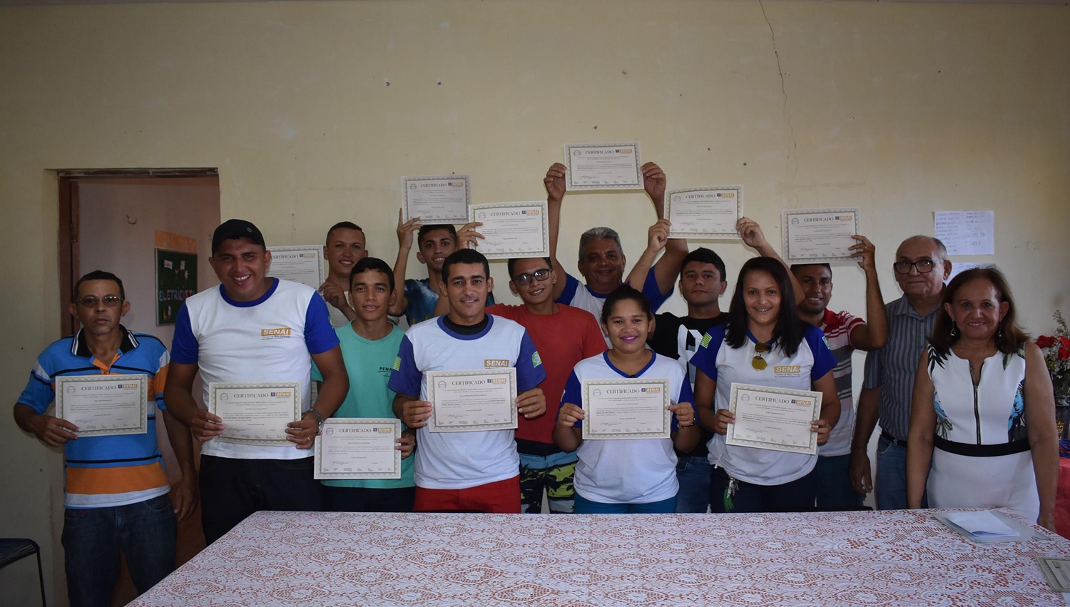 Senai entrega certificados em São Félix