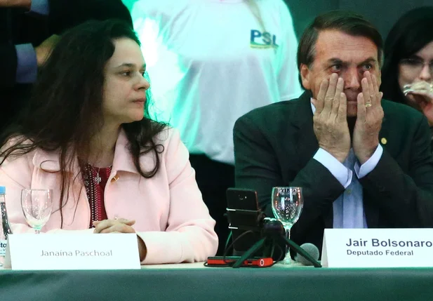 Janaína Paschoal e Jair Bolsonaro