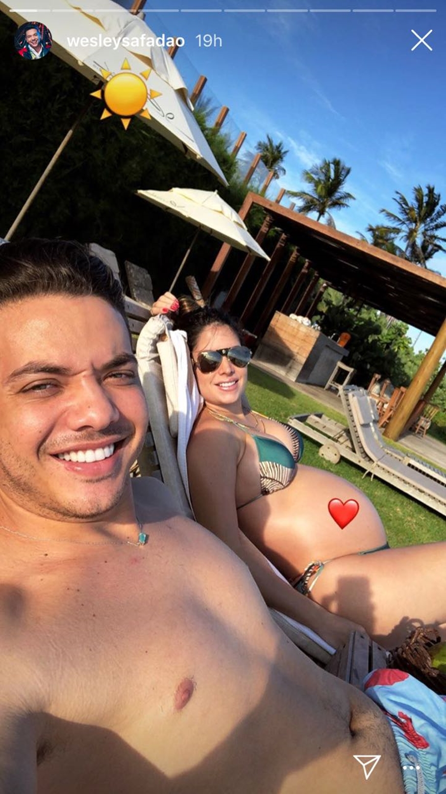 WS e esposa comemorando aniversário de casamento no Ceará 