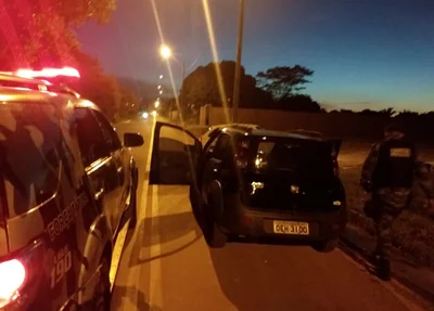 Carro utilizado pelos acusados