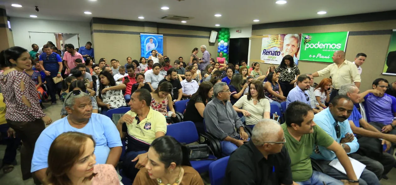 Convenção partidária realizada na Câmara de Teresina