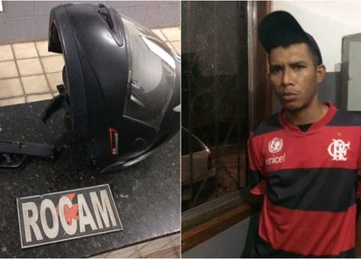 Alexandro Silva Santo foi para Central de Flagrantes com o material apreendido