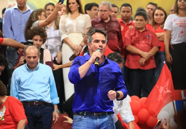 Ciro Nogueira durante convenção do PT em Teresina