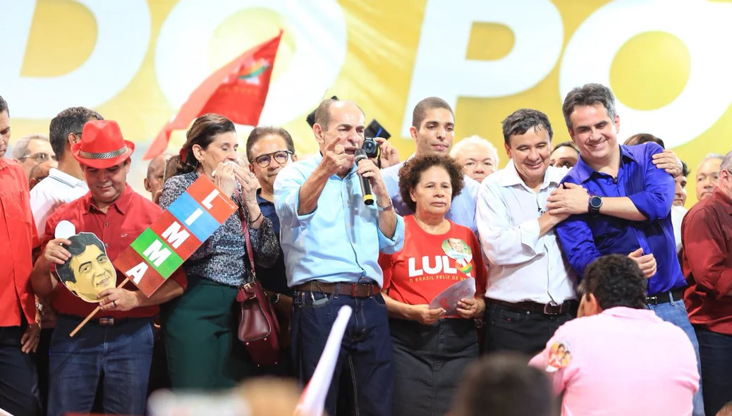 Marcelo Castro, Wellington Dias, Regina Sousa e Ciro Nogueira