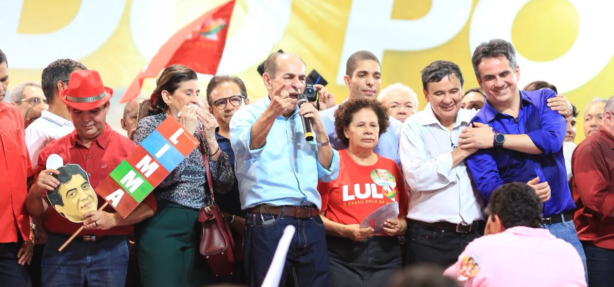 Marcelo Castro, Wellington Dias, Regina Sousa e Ciro Nogueira