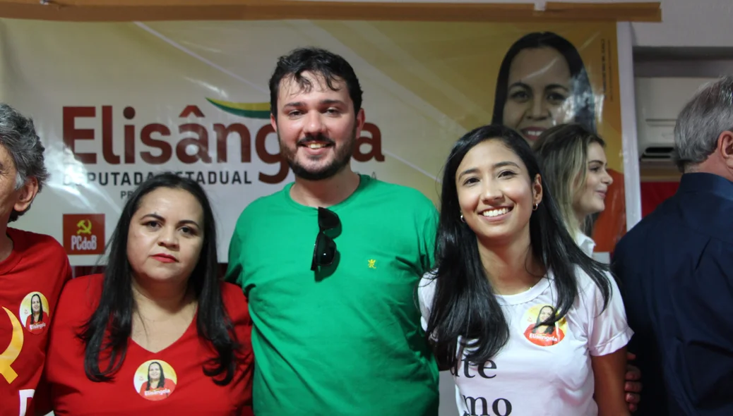 Elisângela Moura, Floro Mauel e Isadora Cortez