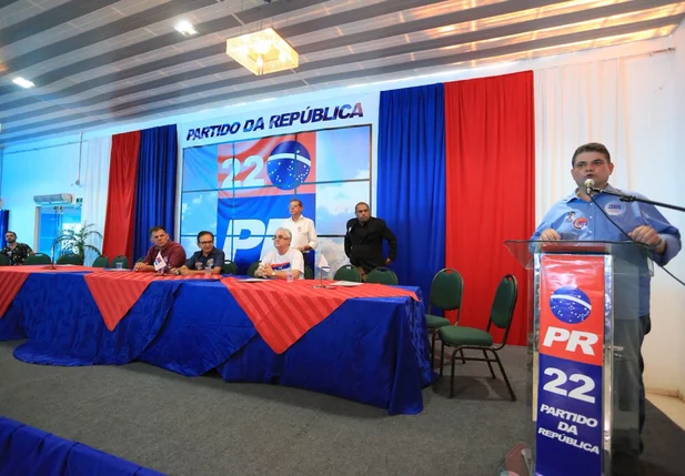 Fábio Novo durante discurso