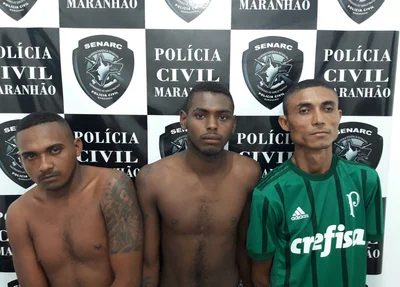 Homens presos pelo SENARC