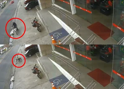 Motocicleta é furtada ao lado de supermercado no Mocambinho