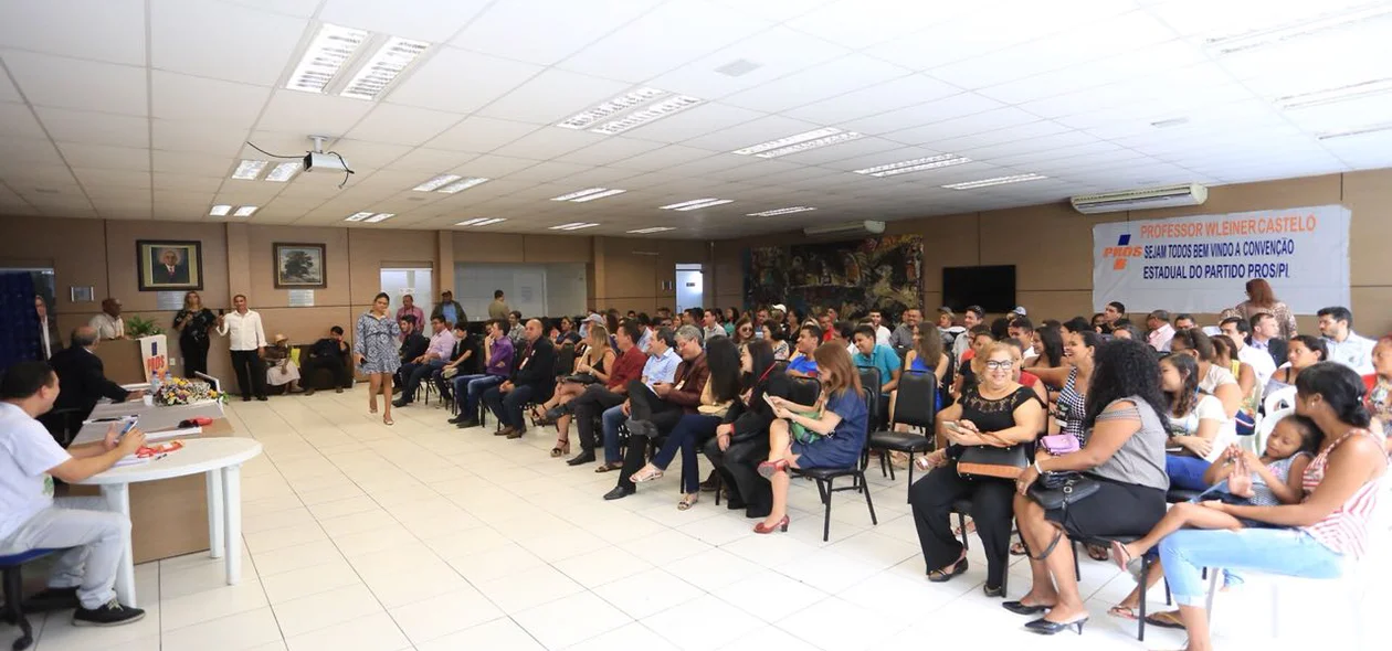 Convenção do PSL/PROS ocorreu na Câmara Municipal de Teresina