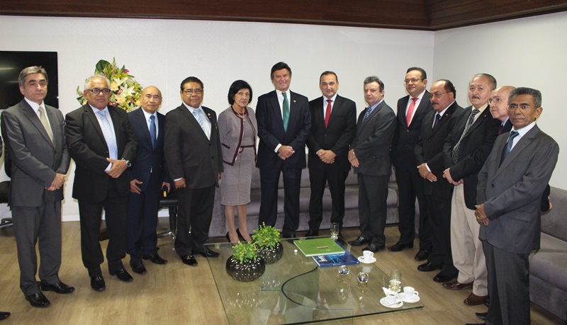 Ministro Luis Fux, Desembargadores, Magistrados e Advogados presentes