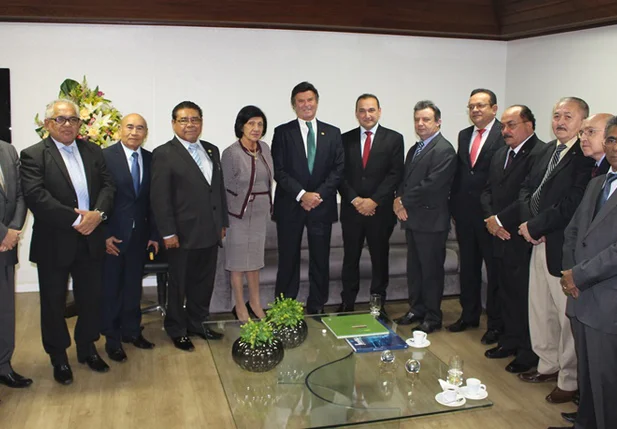 Ministro Luis Fux, Desembargadores, Magistrados e Advogados presentes