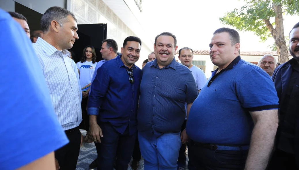 Silas Freire e Gessivaldo Isaías na Convenção Estadual do PRB