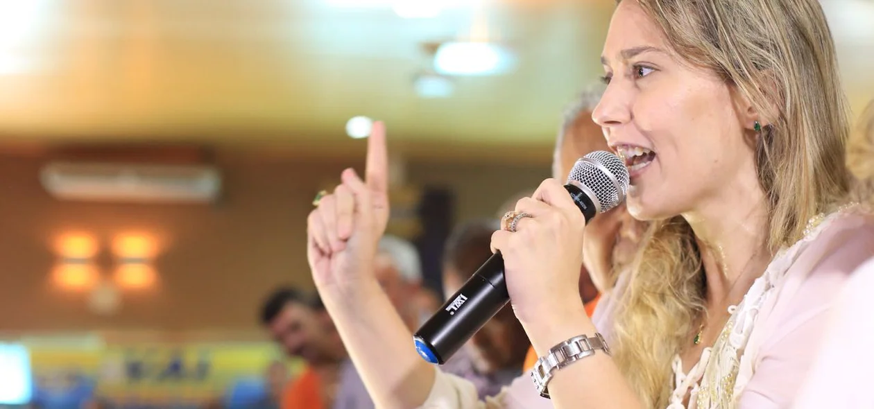 Vanessa Tapety, candidata a vice-governadora pelo PTC na chapa de Pessoa
