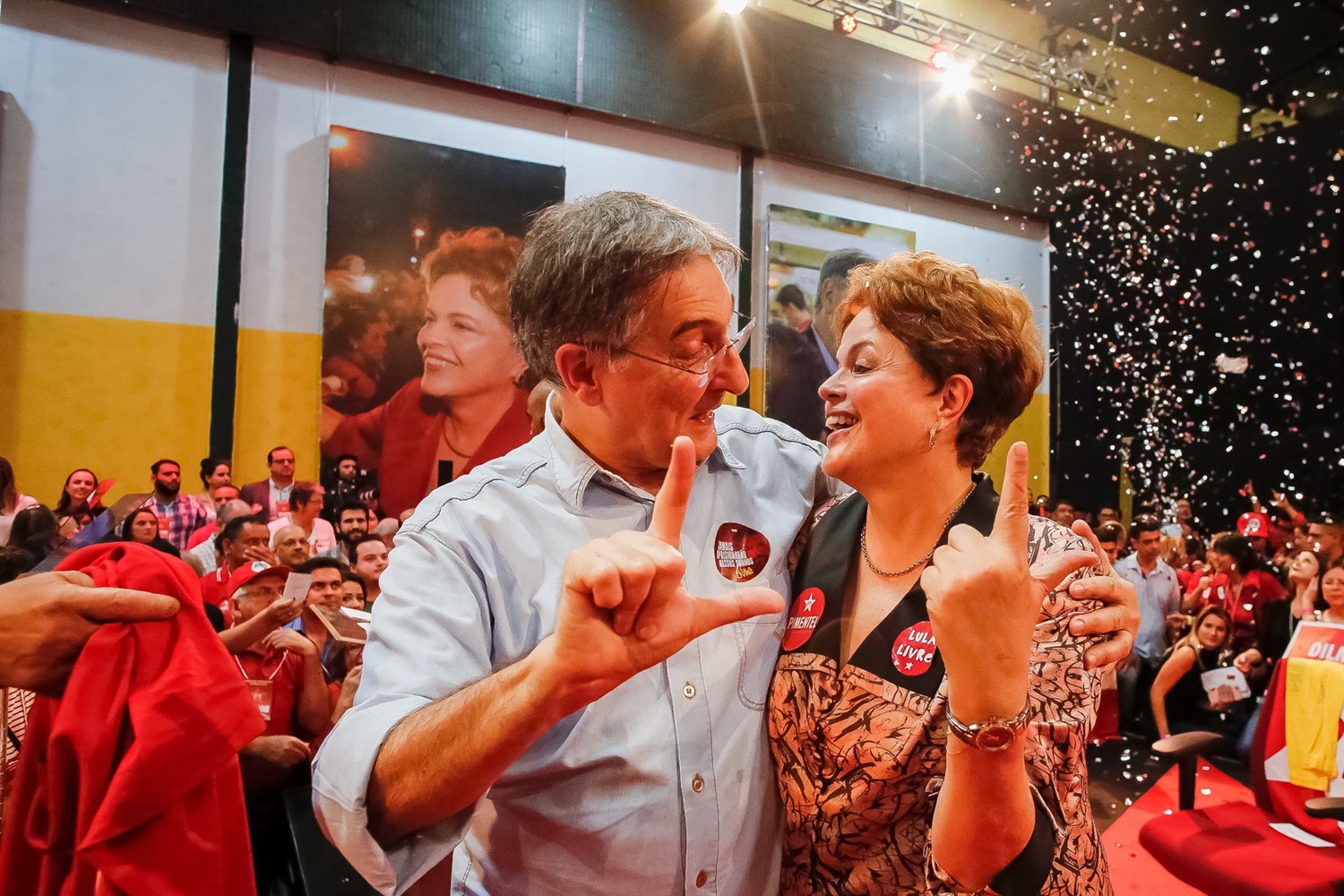 Dilma Rousseff e Fernando Pimentel