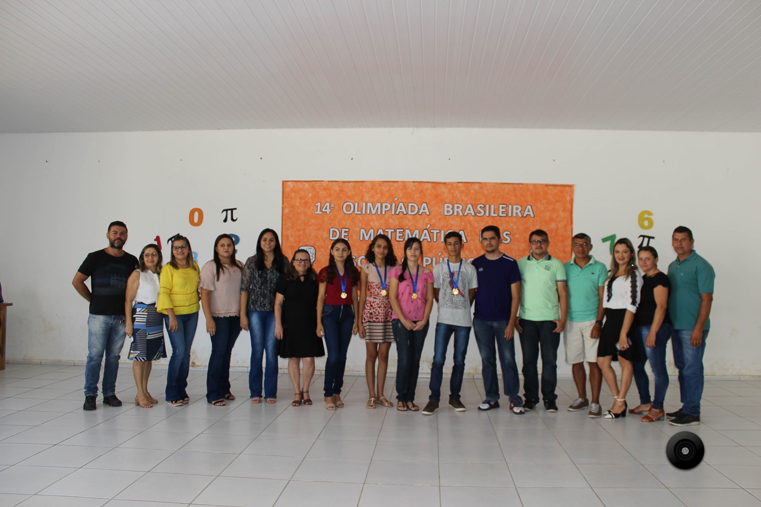 Estudantes premiados pela OBMEP