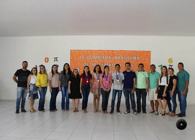Estudantes premiados pela OBMEP